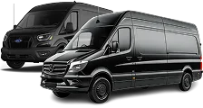 A demonstrative icon of two premium SUVs 